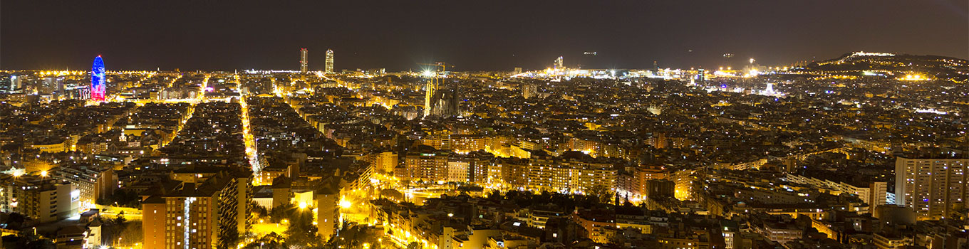 panoramica de la ciudad de Barcelona